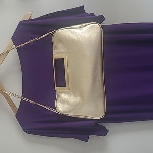 Vintage Michael Kors Gold Metallic Handbag